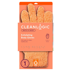 Мочалка-перчатка для массажа и пилинга Cleanlogic