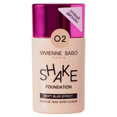 Shakefoundation matt Тональный крем с натуральным блюр эффектом Vivienne Sabo