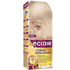 Краска для волос ECLAIR Стойкая крем-краска для волос с маслами OMEGA 9