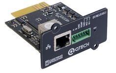 Контроллер QTECH QFC-PBIC-LITE-REV.2.1 удаленного мониторинга SNMP для ИБП c датчиком температуры и сухими контактами