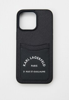 Чехол для iPhone Karl Lagerfeld 15 Pro Max, с кардслотом