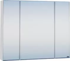 Зеркальный шкаф 87x73,5 см белый глянец Санта Стандарт 113017 Santa