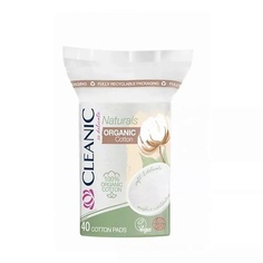 Ватные диски CLEANIC Naturals Organic Cotton Гигиенические ватные диски (овал) 40.0