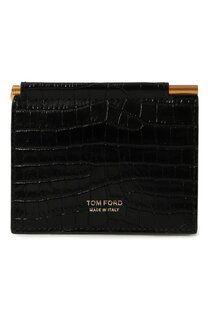 Кожаный зажим для денег Tom Ford