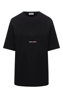 Хлопковая футболка Saint Laurent