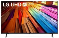 Телевизор LG 75UT80006LA.ARUB 75" черный 4K Ultra HD 60Hz DVB-T DVB-T2 DVB-C DVB-S DVB-S2 USB WiFi Smart TV