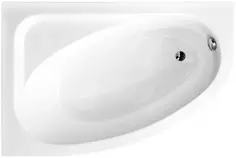 Акриловая ванна 140x80 см L Besco Cornea WAC-140-NL