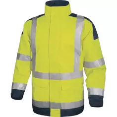 Куртка рабочая сигнальная утепленная Delta Plus Easyview цвет желтый размер XL рост 180-188 см