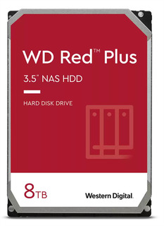 Жесткий диск SATA 8TB Western Digital WD80EFPX Red Plus NAS 3.5", 5640rpm, 256MB, CMR