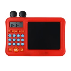 Интерактивный калькулятор детский windigo, для изучения счета + графический планшет, красный