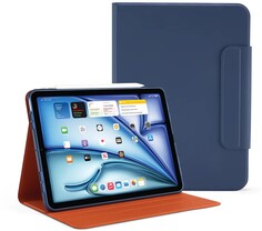 Pipetto Чехол для iPad Air 11 (2024) Origami No5 Rotating Folio Case, темно-синий