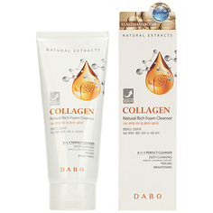 Крем для умывания DABO Пенка для умывания c коллагеном Collagen Natural Rich Foam Cleanser