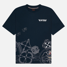 Мужская футболка Evisu Kamon Printed, цвет синий