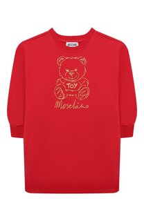 Хлопковое платье Moschino