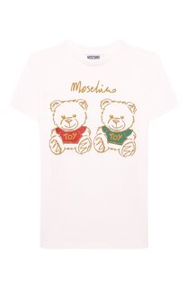 Хлопковая футболка Moschino