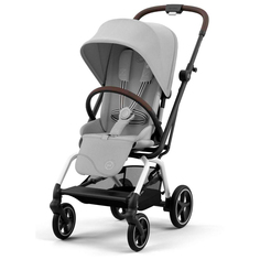 Коляска Eezy S Twist+2 SLV Fog Grey с дождeвиком и бампером CYBEX