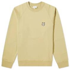 Толстовка Maison Kitsune Bold Fox Head Patch, желтый