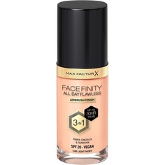 Max Factor Facefinity All Day Flawless Light цвета слоновой кости тональный крем SPF20 30 мл