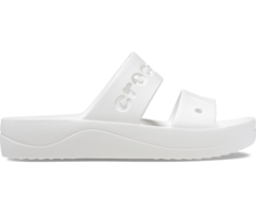 Сандалии на платформе Baya Crocs женские, цвет White