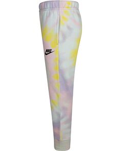 Брюки Nike Club Fleece Tie-Dye Pants, фиолетовый