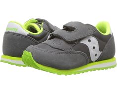 Кроссовки Saucony Saucony Originals Kids Jazz Hook &amp; Loop Sneaker(Toddler/Little Kid), серый/белый