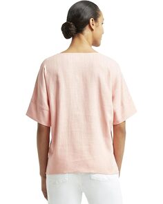 Блуза H Halston Elbow Sleeve Button Front Blouse, цвет Blossom