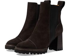 Ботинки See by Chloe Mallory Ankle Boot, темно-серый