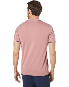 Поло Selected Homme Hank Short Sleeve Knit Polo, цвет Ash Rose Sky Captain