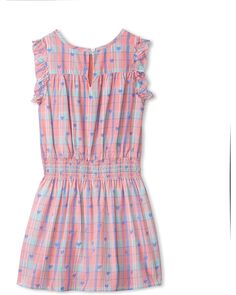 Платье Hatley Lovely Hearts Woven Dress, розовый