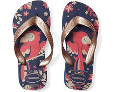 Сандалии Havaianas Top Pets Flip Flop Sandal, цвет Marine/Rose Gold