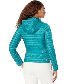 Куртка COLMAR Lightweight Waisted Belt Hooded Down Jacket, цвет Leaf