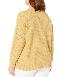 Свитер Madewell Plus Basket Weave Bali Pullover, цвет Autumn Gold