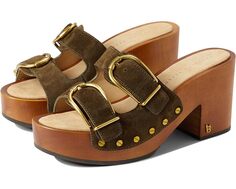 Туфли Veronica Beard Halifax Clog, оливковый