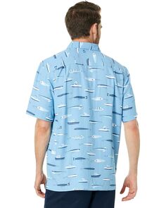 Рубашка Quiksilver Waterman Drag Week Short Sleeve Shirt, цвет Dusk Blue Drag Week