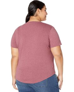 Футболка tentree Treeblend V-Neck T-Shirt, цвет Crushed Berry Heather