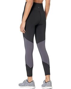 Брюки tentree Inmotion 7/8 Seamed Leggings, цвет Meteorite Black/Periscope Grey