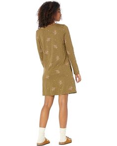 Платье Toad&amp;Co Windmere II Long Sleeve Dress, цвет Fir Spray Print Toad&Co