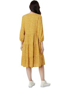 Платье Toad&amp;Co Manzana Tiered Long Sleeve Dress, цвет Pike Ditsy Print Toad&Co