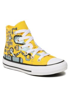 Кроссовки из ткани Converse, желтый