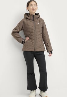 Зимняя куртка QUILTED UNISEX Áhkká, цвет dunkelbraun