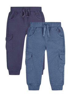 Брюки-карго 2-PACK JOGGERS JoJo Maman Bébé, цвет indigo &amp; navy