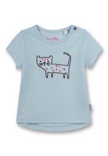 Футболка с принтом LOVELY LEO Sanetta Kidswear, цвет hellblau