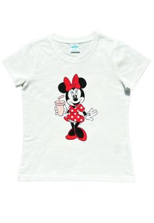 Футболка с принтом MINNIE Mickey &amp; Minnie, цвет weiß