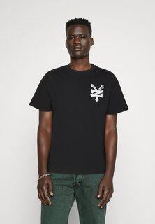 Футболка с принтом AQUA TEE UNISEX ZOO YORK, цвет black