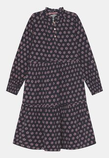 Платье-блузка LONG-SLEEVED ALL-OVER PRINTED CRINKLE DRESS Scotch &amp; Soda, цвет night patchwork