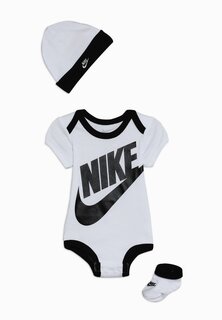 Боди FUTURA LOGO HAT BOOTIE BABY SET Nike Sportswear, цвет white