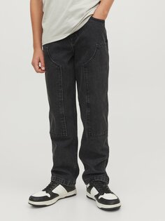 Джинсы свободного кроя JJICHRIS JJICARPENTER Jack &amp; Jones Junior, цвет black denim