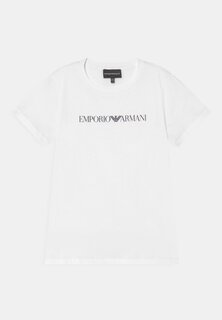 Футболка с принтом Emporio Armani, цвет white