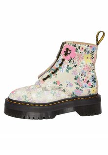 Ботильоны на платформе Dr. Martens, цвет beige