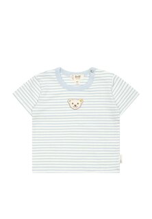 Футболка с принтом UNISEX KURZARM WELLNESS MIT TEDDYKOPF Steiff, цвет celestial blue